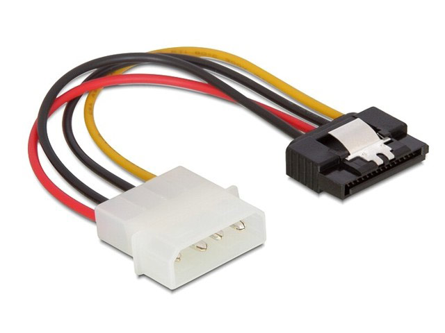 Delock SATA Power Cable - Molex 4-pin 1x M - SATA 15-pin Connector [60120] Εικόνα 1