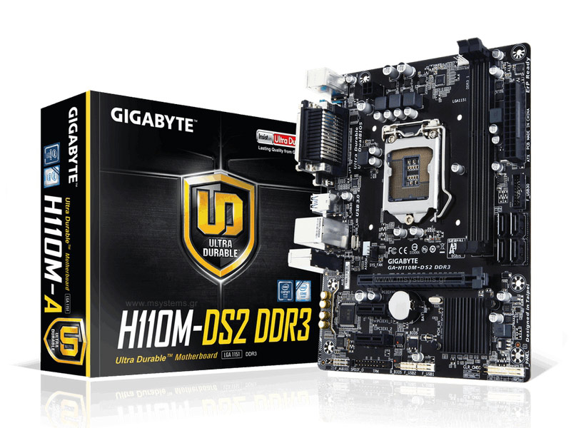 Gigabyte ga h110m ds2 обзор