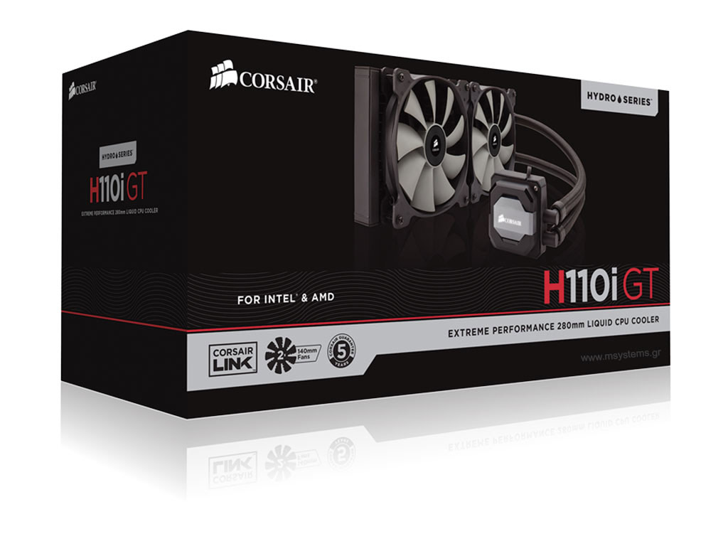 Corsair Hydro Series H110i GT Extreme Performance Liquid CPU Cooler CW