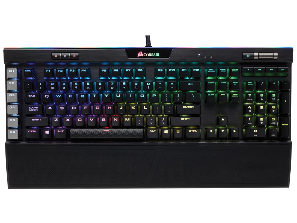 Corsair K95 PLATINUM RGB Mechanical Gaming Keyboard - Cherry MX Speed [CH-9127014-NA] Εικόνα 1