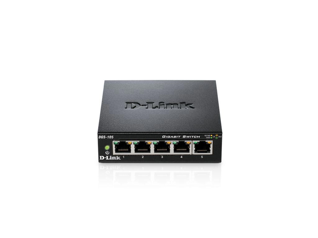 D-Link 5-Port 10/100/1000 Ethernet Switch [DGS-105] Εικόνα 1