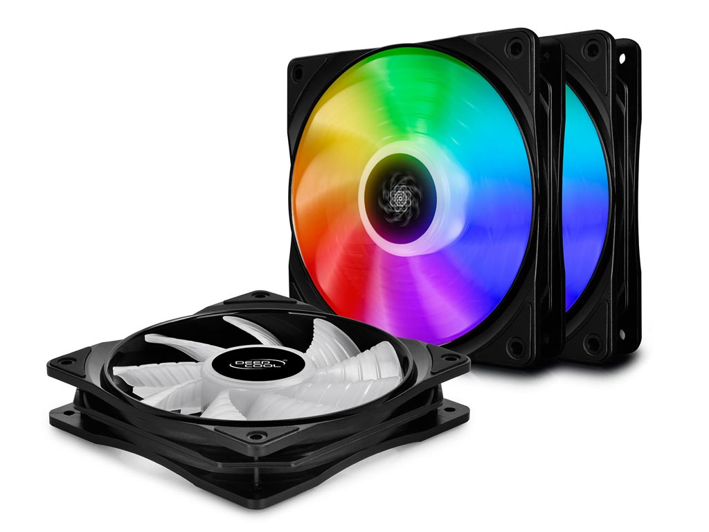 Deepcool CF 120 Addresable RGB Fans - Kit of 3 [DP-FA-RGB-CF120-3] Εικόνα 1