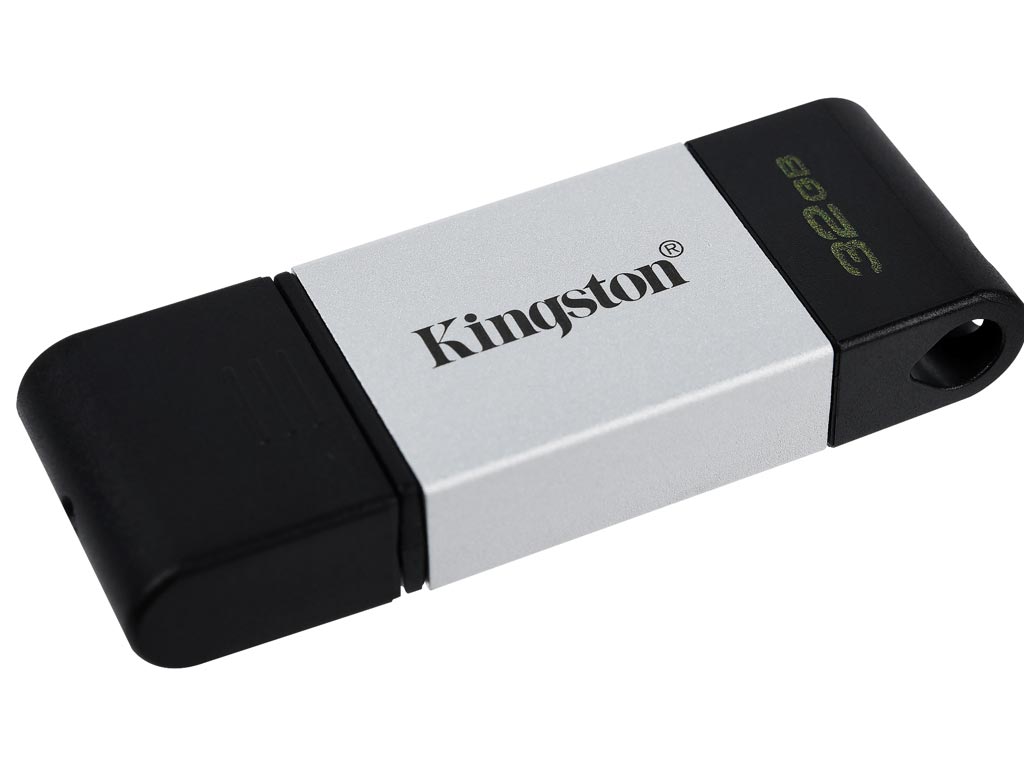 Kingston DataTraveler 80 USB-C Flash Drive  Up to 200MB/s read - 32GB [DT80/32GB] Εικόνα 1