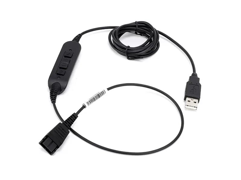 VBeT QD-USB Plug 3 - Ideal for Microsoft Lync / Avaya / Cisco Systems / Skype and softphone users [QD-USB_Plug_3] Εικόνα 1