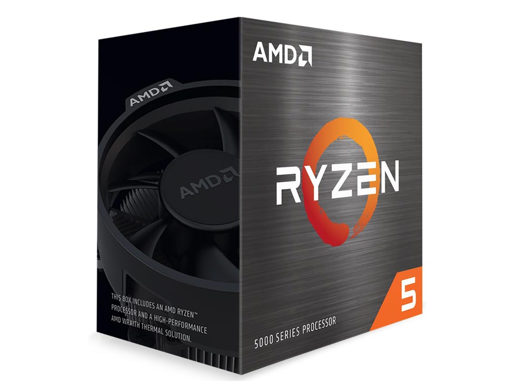 AMD Ryzen 5 5600X with Wraith Stealth Cooler [100-100000065BOX] Εικόνα 1