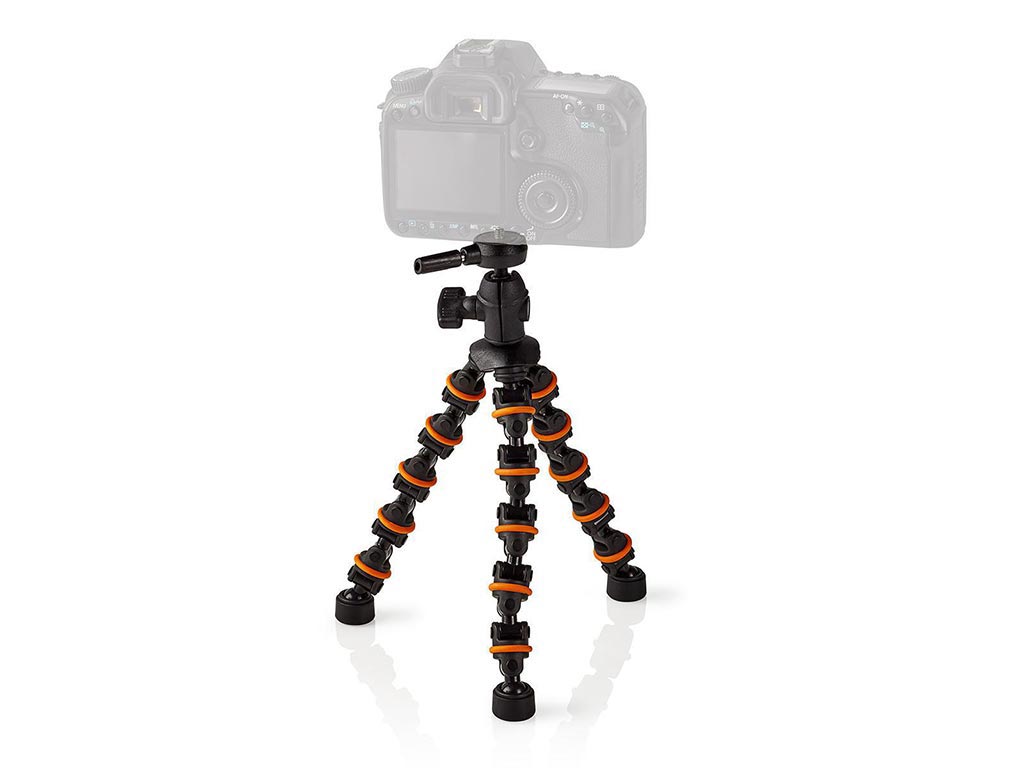 Nedis Mini Camera Tripod - 260mm Max Height - 1kg Peak Load - Flexible [GPOD3200BK] Εικόνα 1