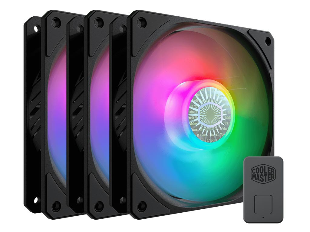 Cooler Master SickleFlow 120 ARGB Fans 3 in 1 + Addressable RGB Controller [MFX-B2DN-183PA-R1] Εικόνα 1