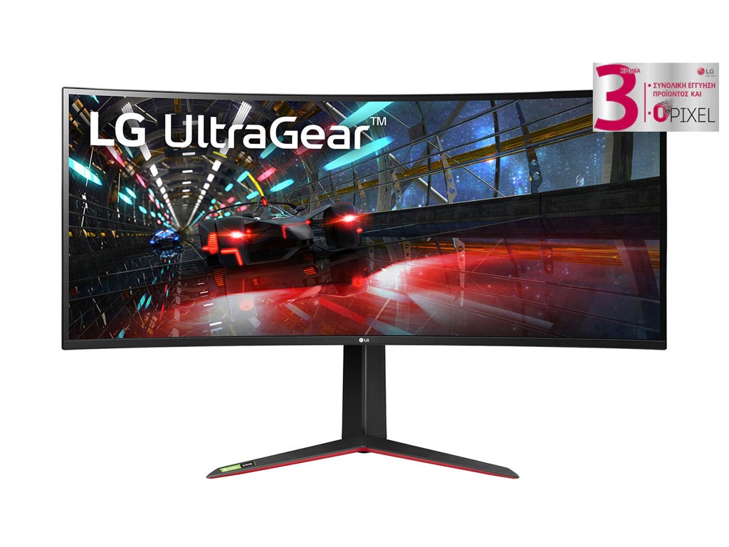 LG Electronics UltraGear 38GN950-B Ultra Wide WQHD Plus Curved 37.5¨ Wide LED Nano IPS - 144Hz / 1ms with AMD FreeSync and G-Sync Compatible - HDR Ready [38GN950-B] Εικόνα 1