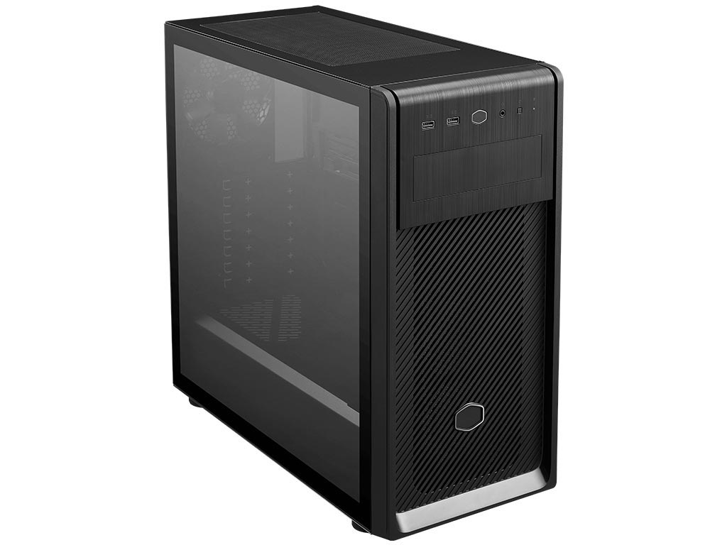 Cooler Master Elite 500 Windowed Mid-Tower Case Tempered Glass with Optical Disk Drive Bay [E500-KG5N-S00] Εικόνα 1