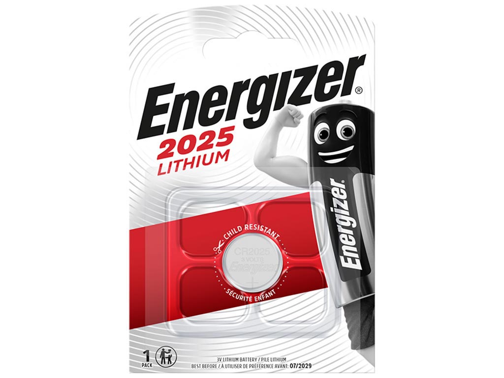 Energizer Μπαταρία Λιθίου Κουμπί  CR2025 Εικόνα 1