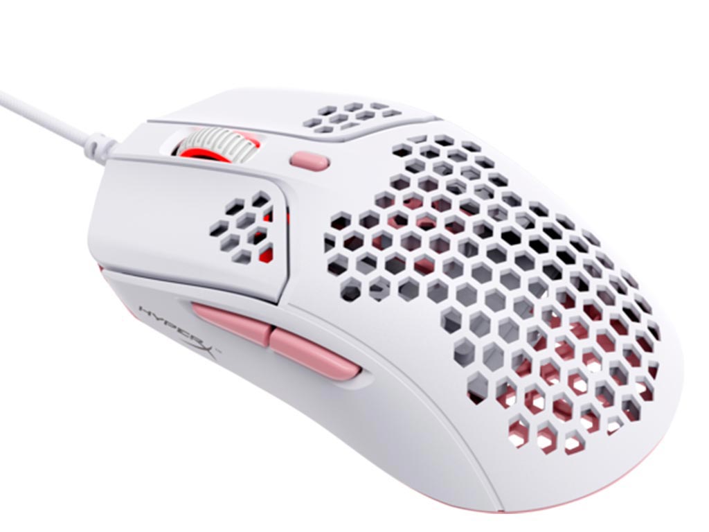 HyperX Pulsefire Haste RGB Gaming Mouse WhitePink 4P5E4AA Gaming