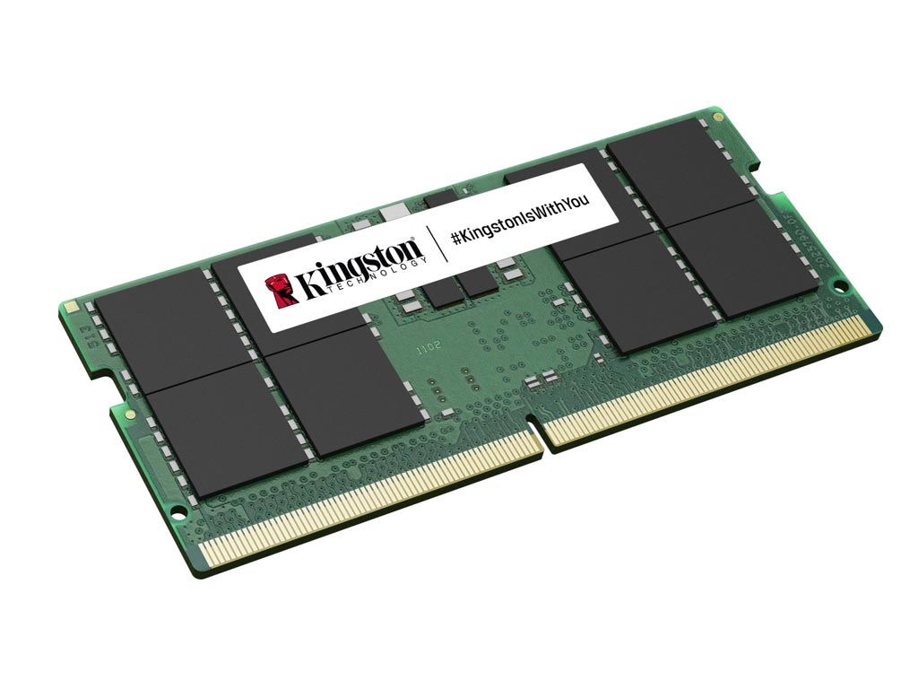 Kingston 64GB DDR5 4800MHz CL40 SODIMM (Kit of 2) [KVR48S40BD8K2-64] Εικόνα 1