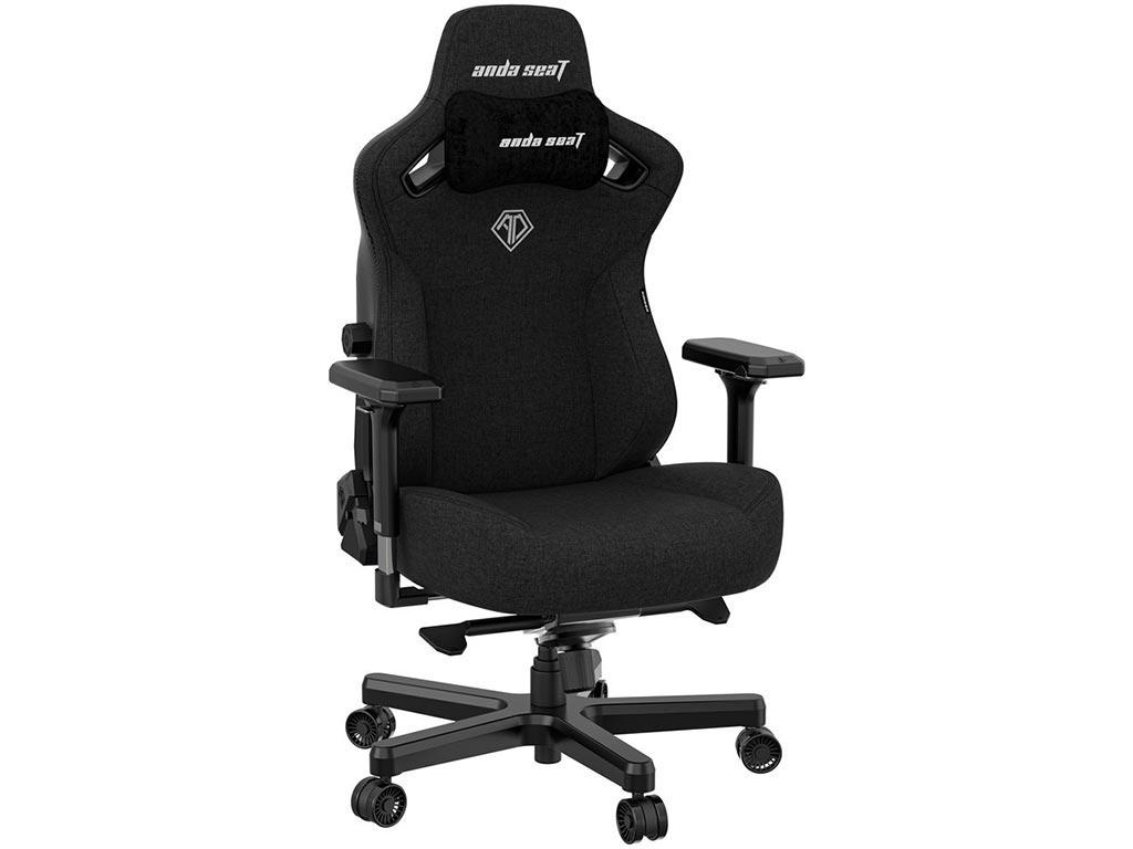 Anda Seat Gaming Chair Kaiser III - XL - Black Fabric [AD12YDC-XL-01-B-CF] Εικόνα 1