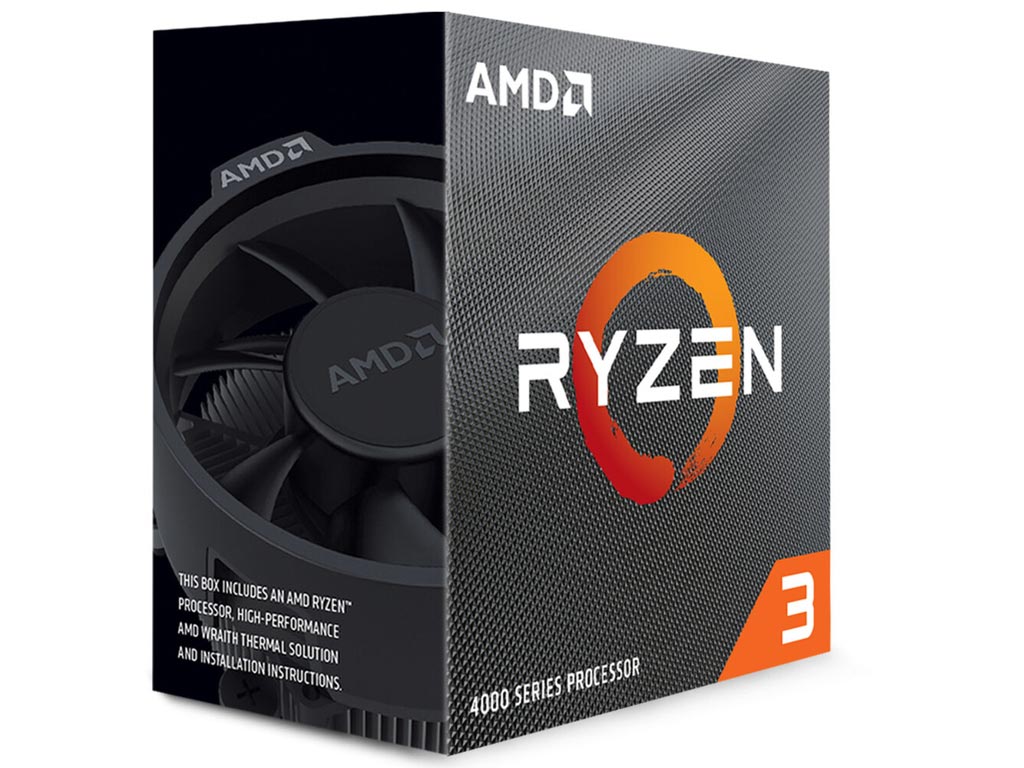 AMD Ryzen 3 4100 with Wraith Stealth Cooler [100-100000510BOX] Εικόνα 1