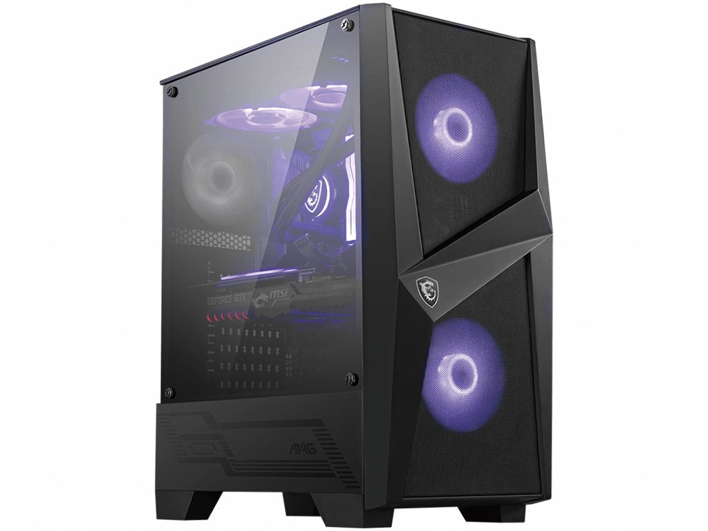 MSI MAG Forge 100M Windowed Mid-Tower Case Tempered Glass [306-7G03M21-809] Εικόνα 1
