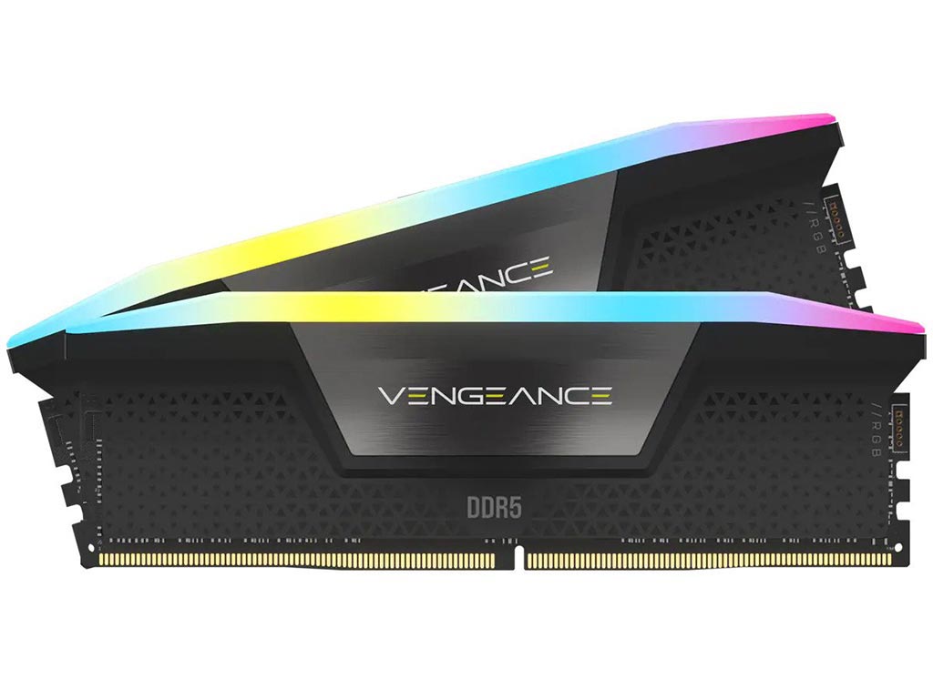 Corsair Vengeance RGB DDR5 32GB 5200MHz CL40 (Kit of 2) - Black [CMH32GX5M2B5200C40] Εικόνα 1