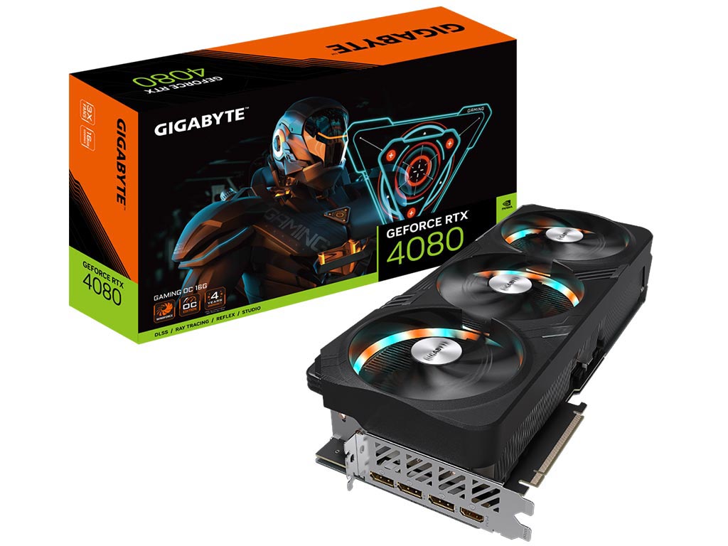 Gigabyte GeForce RTX 4080 Gaming OC 16GB [GV-N4080GAMING OC-16GD] Εικόνα 1