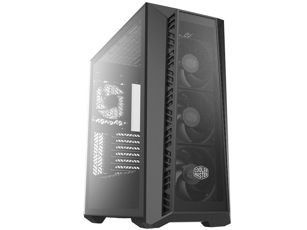 Cooler Master MasterBox 520 Mesh Blackout Edition Windowed Mid-Tower Case Tempered Glass [MB520-KGNN-SNO] Εικόνα 1