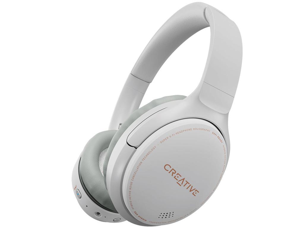 Creative Zen Hybrid Active Noise Cancelling Wireless Bluetooth Headphones - White [51EF1010AA000] Εικόνα 1