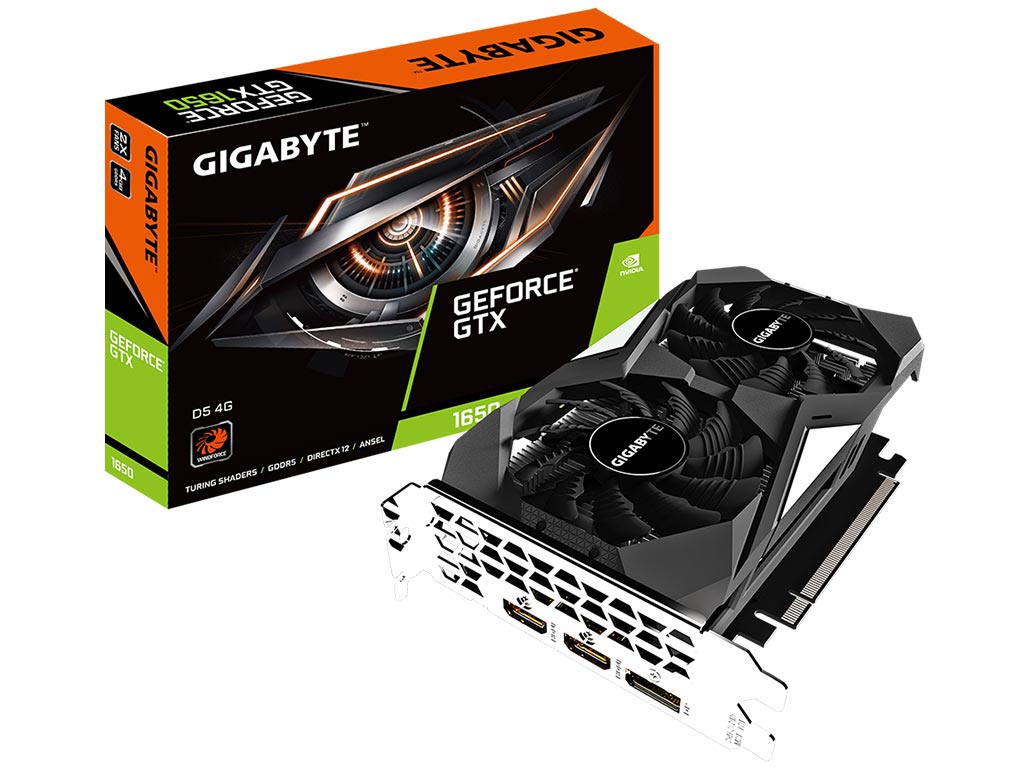 Gigabyte GeForce GTX 1650 D5 4G [GV-N1650D5-4GD] Εικόνα 1