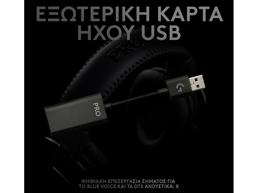 Logitech G PRO X Gaming Headset mit Blue VO!CE