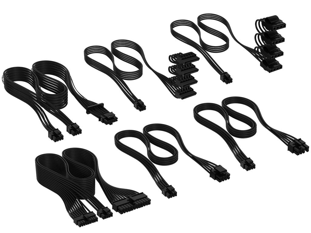 Corsair Premium Individually Sleeved Type 5 PSU Cables Pro Kit - Black [CP-8920292] Εικόνα 1