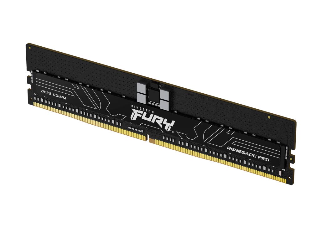Kingston 16GB FURY Renegade Pro DDR5 6400MHz ECC Registered CL32 [KF564R32RBE-16] Εικόνα 1