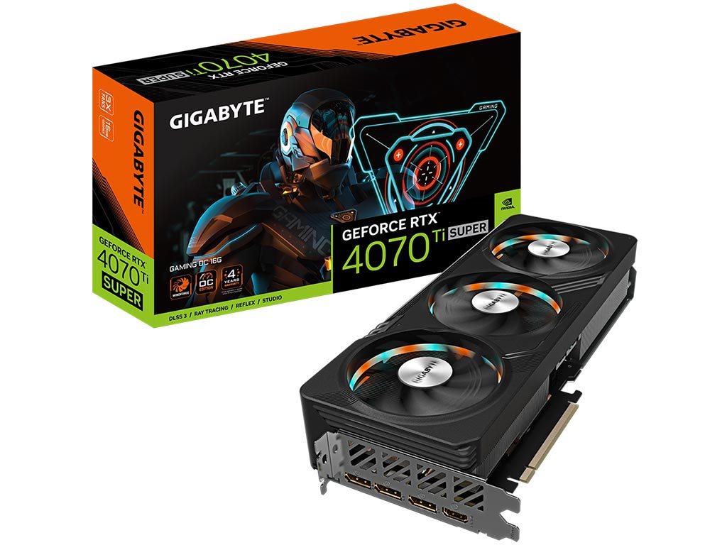 Gigabyte GeForce RTX 4070 Ti Super Gaming OC 16GB DLSS 3 [GV-N407TSGAMING OC-16GD] Εικόνα 1