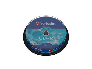 Verbatim CD-R Extra Protection 10-Pack Spindle 52x (700MB) [43437]