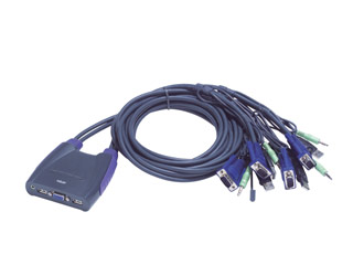 Aten KVM 4 Port USB Switch With Audio [CS64US]
