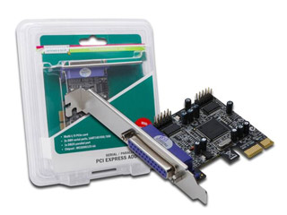 Digitus PCIe 2x Serial / 1x Parallel Interface Card [DS-30040]