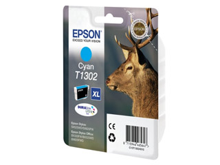 Epson T1302 Cyan Original Ink Cartridge 10.1 ml
