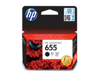 HP 655 Black Ink Cartridge