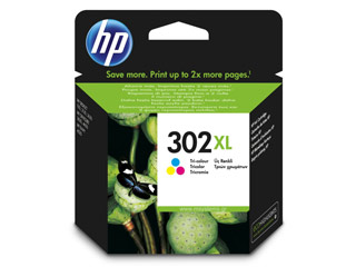 HP 302XL Tri-color Ink Cartridge [F6U67AE]