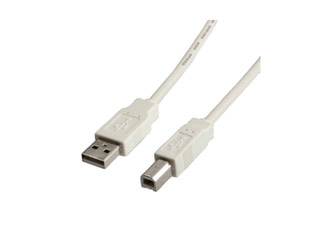 Digitus Καλώδιο USB 2.0 Type A (Male) - Type B (Male) 1,8m [AK-300102-018-E]