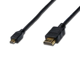 Digitus HDMI - microHDMI M - M Adapter cable 2,0m [AK-330109-020-S]