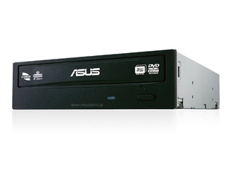 Asus DVD Writer DRW-24D5MT (SATA) Black Εικόνα 1