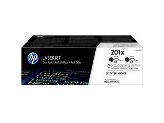 HP 201X Dual Pack LaserJet Black