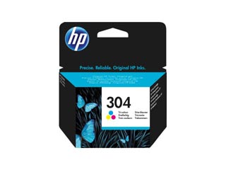 HP 304 Tri-color Inkjet Print Cartridge
