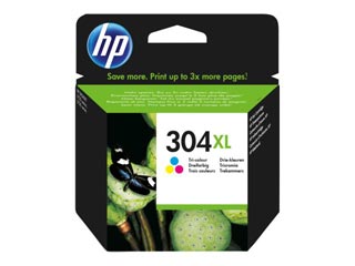 HP 304XL Tri-color Inkjet Print Cartridge