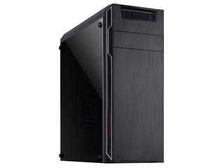SuperCase F75A Mid-Tower Case Windowed - Black