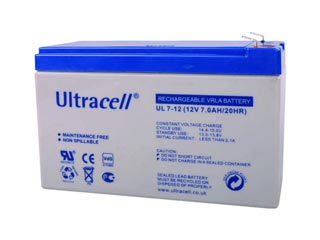 Ultracell Universal Replacement Battery Cartridge 12V 7Ah (15.1x6.5x9.35cm)