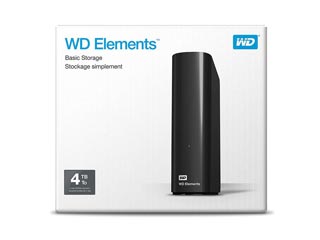 Western Digital Elements Desktop Storage Usb 3.0 - 4TB [WDBWLG0040HBK]
