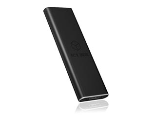 RaidSonic Icy Box External USB 3.0 enclosure for M.2 SSD (Sata Only) - Black [IB-183M2]