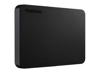 Toshiba Canvio Basics 2.5¨ USB 3.0 External Hard Drive -  1TB (Black) [HDTB410EK3AA]