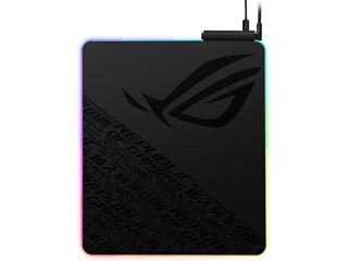 Asus ROG Balteus Qi Wireless Charging RGB Illuminated Mouse Pad with Built-in USB 2.0 Passthrough
