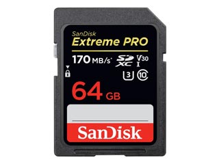 SanDisk SD Extreme Pro 64GB V30 UHS-I U3 [SDSDXXY-064G-GN4IN]