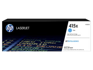 HP 415X Cyan High Yield Laser Toner Cartridge