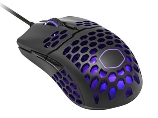 Cooler Master MasterMouse MM711 Ultralight RGB Optical Gaming Mouse - Matte Black [MM-711-KKOL1] Εικόνα 1