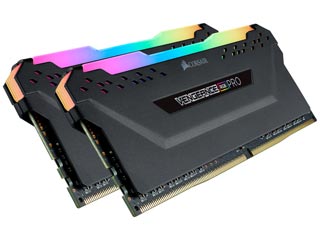 Corsair Vengeance RGB PRO 16GB DDR4 3200MHz CL16 (Kit of 2) - Black [CMW16GX4M2C3200C16] Εικόνα 1